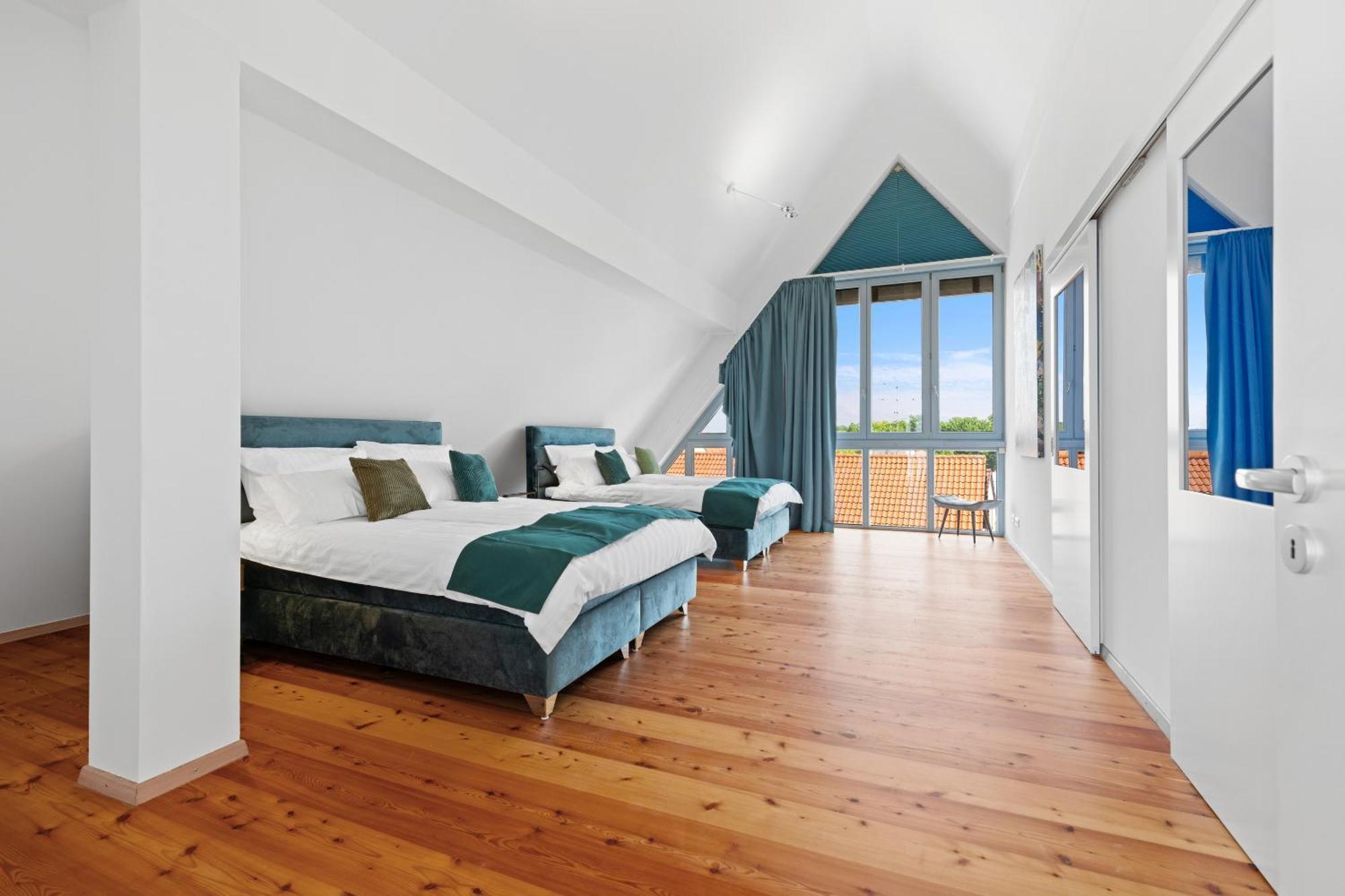 Helloflats - Luxus-Penthouse - Balkon - Parking - Zentrum - Therme - Naehe Flughafen Muc Erding Zewnętrze zdjęcie